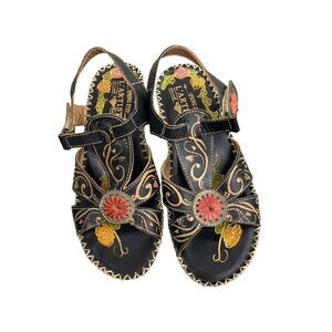 L’Artiste Artsy womens shoes leather sandals size 7